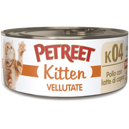 Petreet Kitten Pollo 70 gr K02 Scatoletta Umido Gattini in Gatti