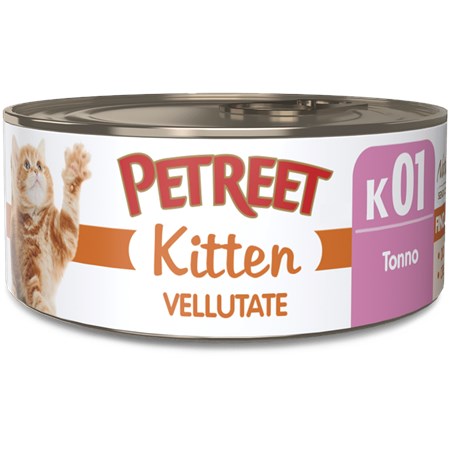 Petreet Kitten Pollo 70 gr K02 Scatoletta Umido Gattini in Gatti