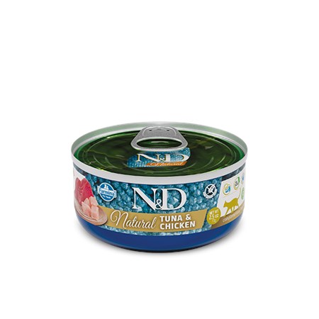 Farmina ND Natural Tonno Salmone 70 gr Umido Gatto in Gatti