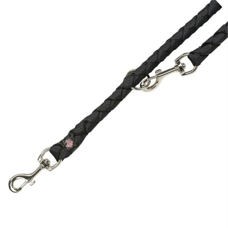Trixie Guinzaglio Tubolare S M Nero Addestramento Regolabile 2 metri Per Cani in Cani