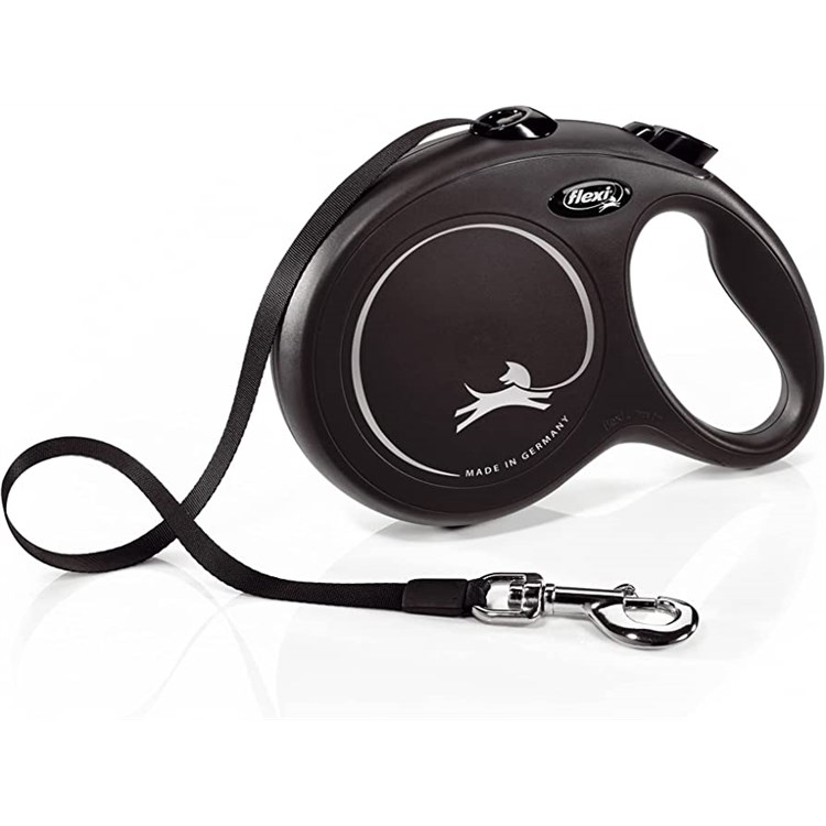 Flexi New Classic L Guinzaglio Avvolgibile Fettuccia 5 metri Per Cani