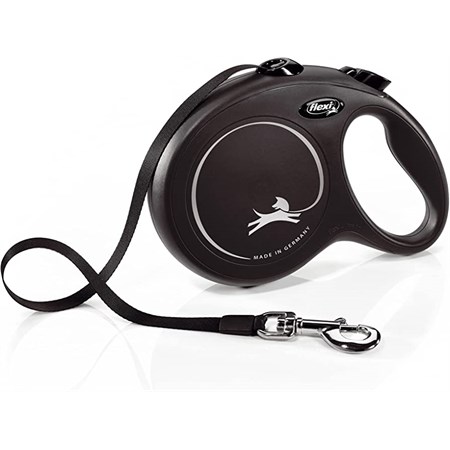 Flexi New Classic L Guinzaglio Avvolgibile Fettuccia 5 metri Per Cani in Cani