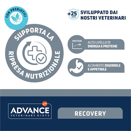 Advance Veterinary Diets Recovery 100 gr Alimento Umido Cani Gatti in Gatti