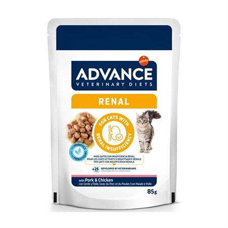 Advance Veterinary Diets Feline Renal 85 gr Alimento Umido Gatti in Gatti