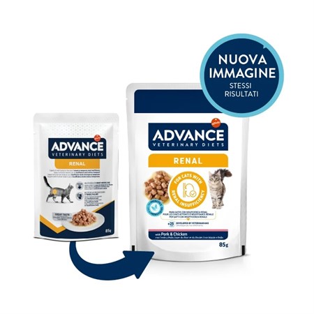 Advance Veterinary Diets Feline Renal 85 gr Alimento Umido Gatti in Gatti