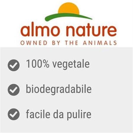 Lettiera Almo Nature Cat Litter Natural 4 kg Grain Texture Lettiera Agglomerante Vegetale Per Gatti in Gatti