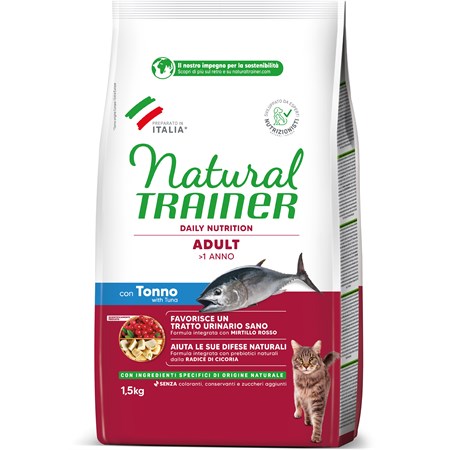Natural Trainer Adult Tonno 1,5 kg per Gatti in Gatti