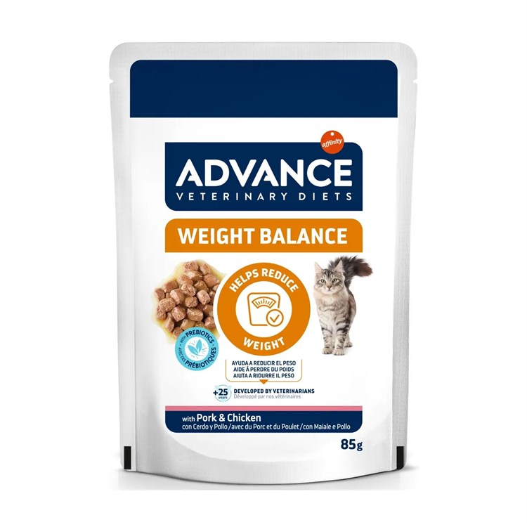 Advance Veterinary Diets Feline Weight Balance 85 gr Alimento Umido Gatti