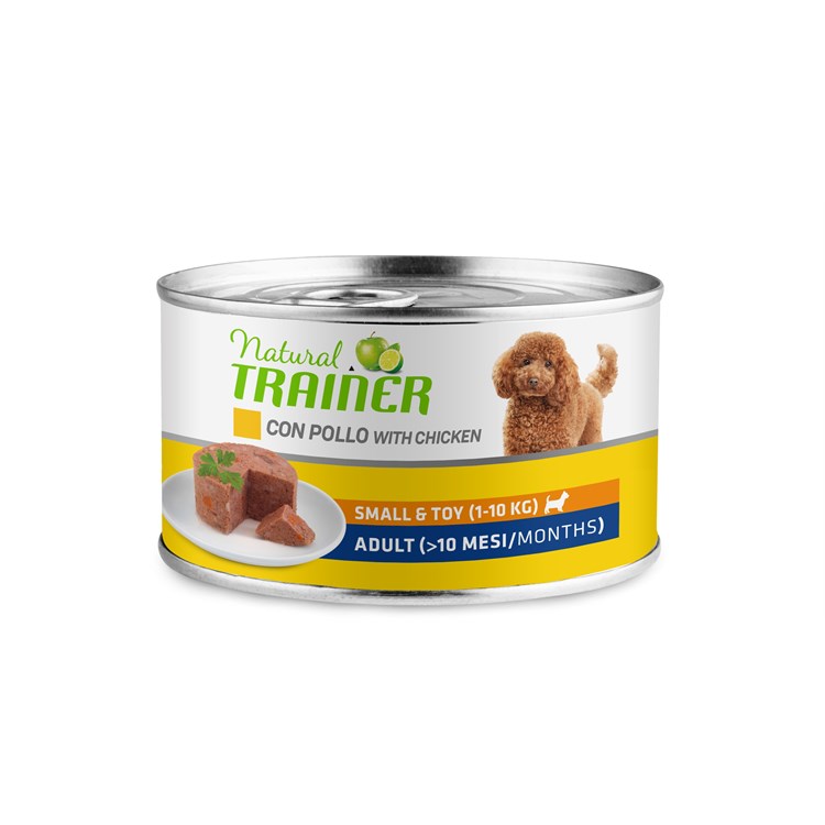 Natural Trainer Small Toy Adult Pollo 150 gr Umido Cane