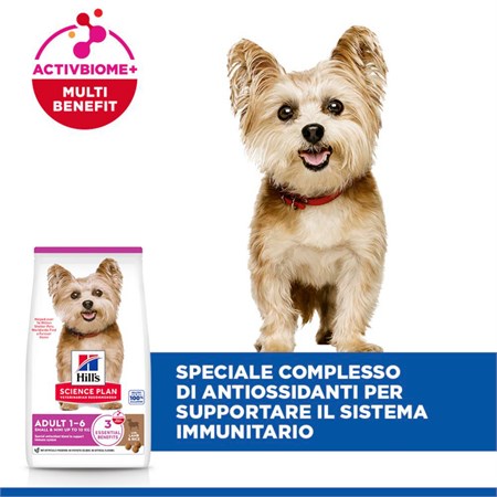 Hill's Science Plan Small Mini Adult con Agnello 6 Kg Crocchette Per Cani in Cani