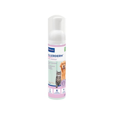 Virbac Allerderm Foam Cleanser 200 ml Per Cani e Gatti in Gatti