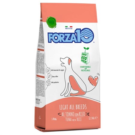 Forza 10 Light All Breeds Maintenance Tonno e Riso 12,5 kg Per Ca in Cani