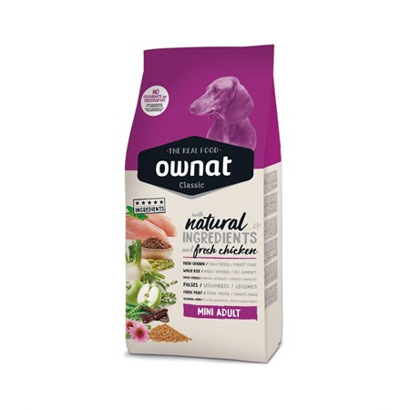 Ownat Classic Mini Adult 8 kg Crocchette Per Cani in Cani