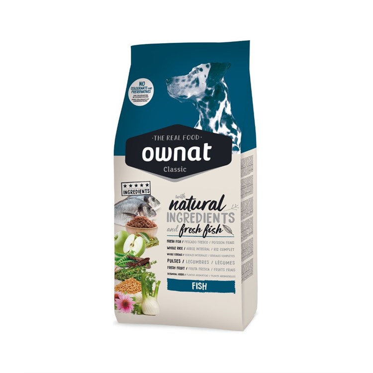 Ownat Classic Fish 20 kg Crocchette Per Cani con Pesce