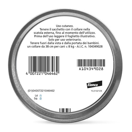 Collare Seresto Per Cani Fino A 8 kg Collare Antiparassitario in Cani