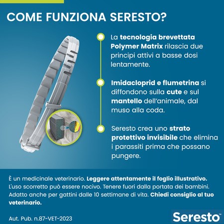 Collare Seresto Per Gatti Collare Antiparassitario in Gatti