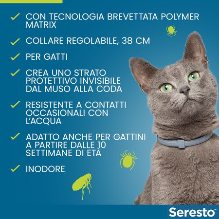 Collare Seresto Per Gatti Collare Antiparassitario in Gatti