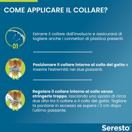 Collare Seresto Per Gatti Collare Antiparassitario in Gatti