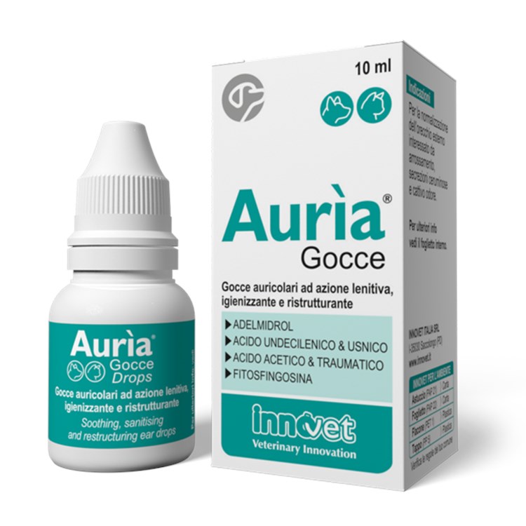Innovet Auria Gocce Auricolare 10 ml Per Cani e Gatti
