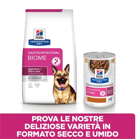 2 SACCHI - Hills Prescription Diet GASTRO INTESTINAL Biome 10 kg Digestive Fibre Care per Cane PREZZO A CONFEZIONE in Cani