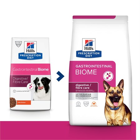 2 SACCHI - Hills Prescription Diet GASTRO INTESTINAL Biome 10 kg Digestive Fibre Care per Cane PREZZO A CONFEZIONE in Cani