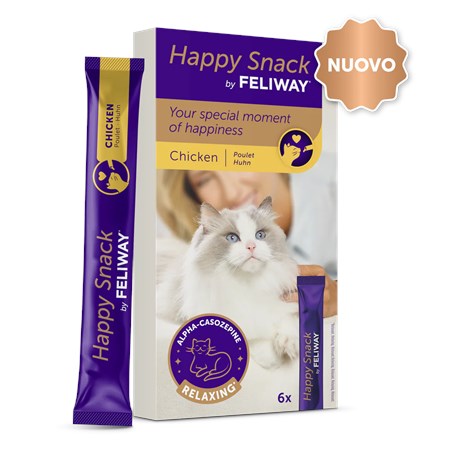 Feliway Happy Snack 6 stick Per Gatti Con Pollo in Gatti