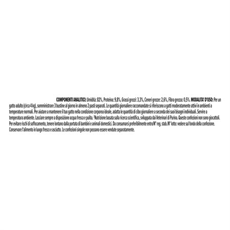 Purina Pro Plan Cat Adult Sterilised Multipack 10X85 Gr Bustine in Gelatina Con Pesce Oceanico in Gatti