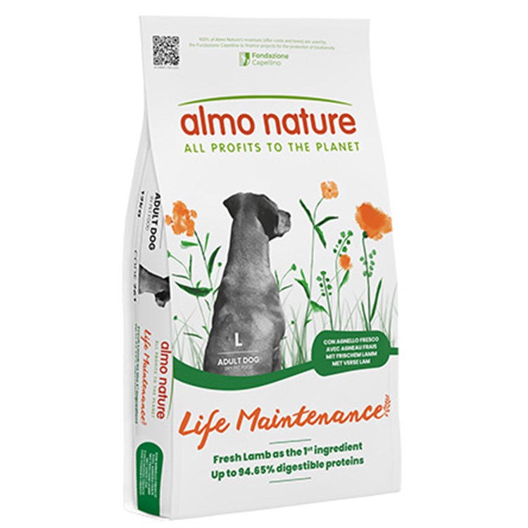 Almo Nature Life Maintenance Adult Large Dog 12 kg Agnello per