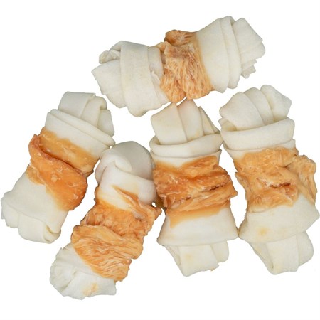 Trixie DENTAfun 5 Ossi Annodati Con Pollo da 5cm 70gr in Cani