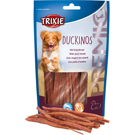 Trixie Premio Duckinos di Anatra 80gr Snack Per Cani in Cani