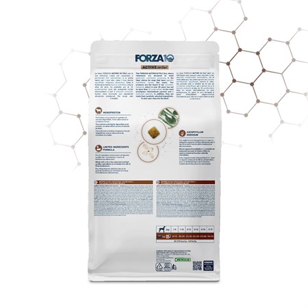 Forza 10 Active Vet Diet Intestinal Colon Fase 2 Agnello 10 Kg Crocchette Per Cani in Cani