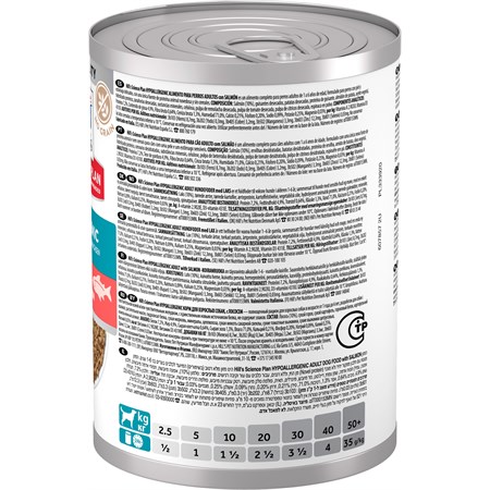 Hill's Science Plan Hypoallergenic Salmone Tonno 363 gr Cibo Umido Per Cani in Cani