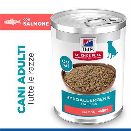 Hill's Science Plan Hypoallergenic Salmone Tonno 363 gr Cibo Umido Per Cani in Cani