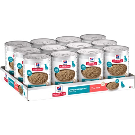 Hill's Science Plan Hypoallergenic Salmone Tonno 363 gr Cibo Umido Per Cani in Cani