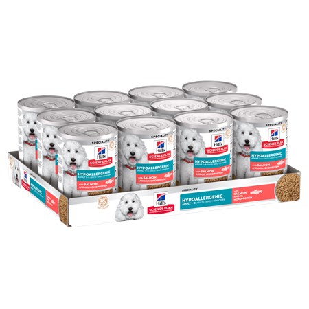 Hill's Science Plan Hypoallergenic Salmone Tonno 363 gr Cibo Umido Per Cani in Cani