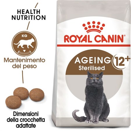 Royal Canin Senior Ageing Sterilised 12+ 2 Kg Per Gatti in Gatti