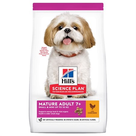 Hill's Science Plan Small Mini Mature 7+ con Pollo 6 kg Crocchette Per Cane in Cani