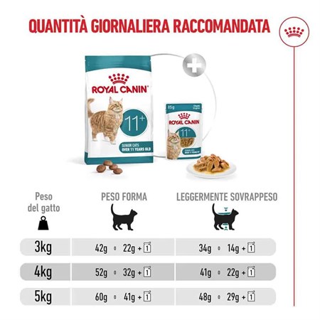 Royal Canin Senior Ageing 11+ 400 gr Per Gatti in Gatti