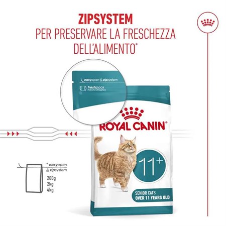 Royal Canin Senior Ageing 11+ 2 Kg Per Gatti in Gatti