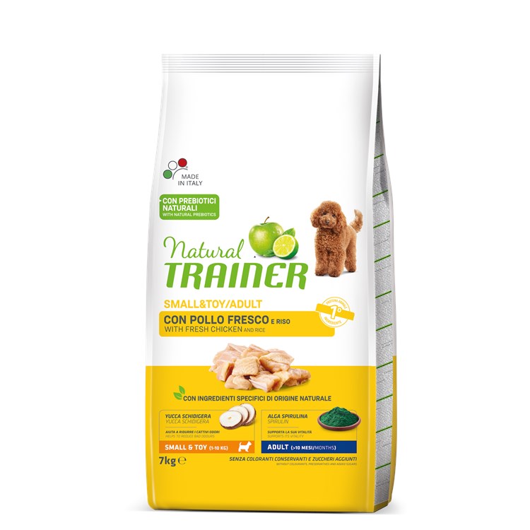 Natural Trainer Adult Mini Small Toy Pollo Cane kg 7