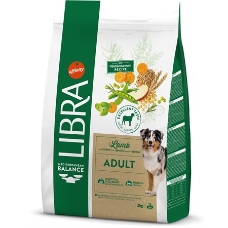 Libra Dog Adult Medium/Maxi Agnello 3kg in Cani