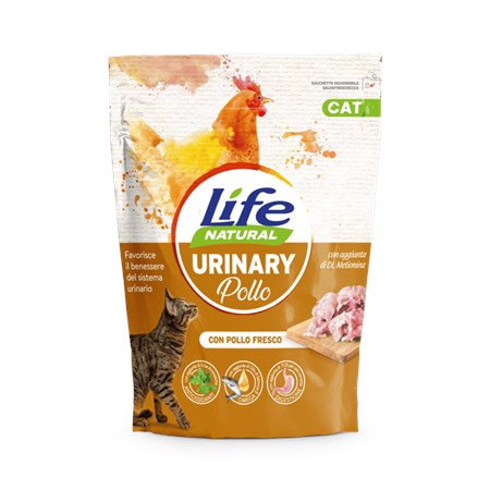 Life Cat Natural Crocchette Urinary Pollo 800 Gr Gatto in Gatti