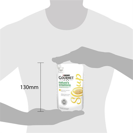 GOURMET Nature's Creations Soup Pollo 40 gr Bustina Gatti in Gatti