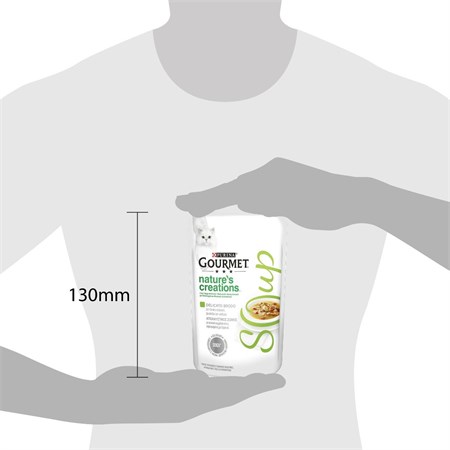 GOURMET Nature's Creations Soup Tonno e Verdure 40 gr Bustina Gatti in Gatti