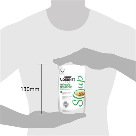 GOURMET Nature's Creations Soup Pollo Verdure 40 gr Bustina Gatti in Gatti