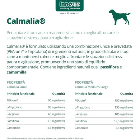 Innovet Calmalia Medium Large 30 Soft Chew Per Cani in Cani