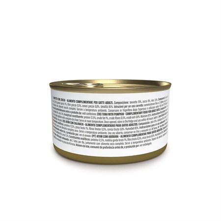 Schesir Complements Tonnetto con Zucca in Brodo 70g Scatoletta Per Gatti in Gatti