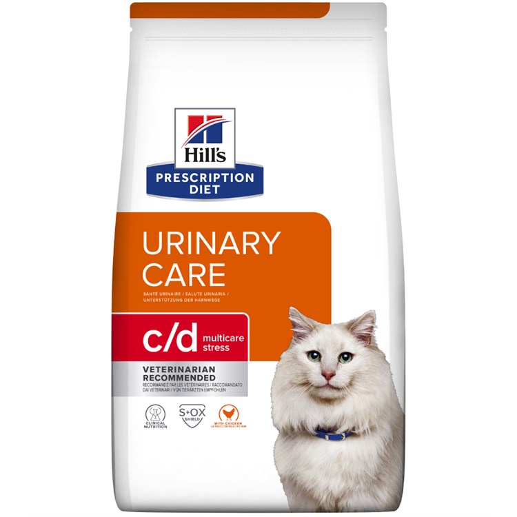 Hill's Diet Feline C/D Urinary Stress Pollo 3 kg Per Gatto