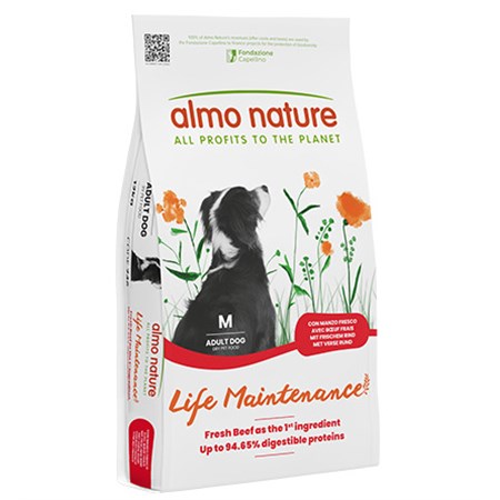 Almo Nature Life Maintenance Medium Adult Manzo 12 kg Cane in Cani