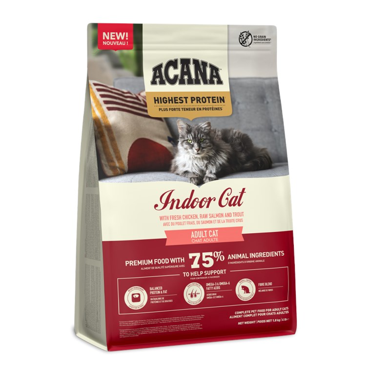 Acana Cat Indoor Highest Protein 1,8 kg Crocchette Gatti